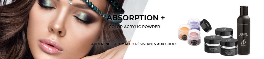 Résine Acrylique résistante aux chocs, ne jaunit pas, ne cristalise pas ABSORPTION by BEAUTYNAILS 